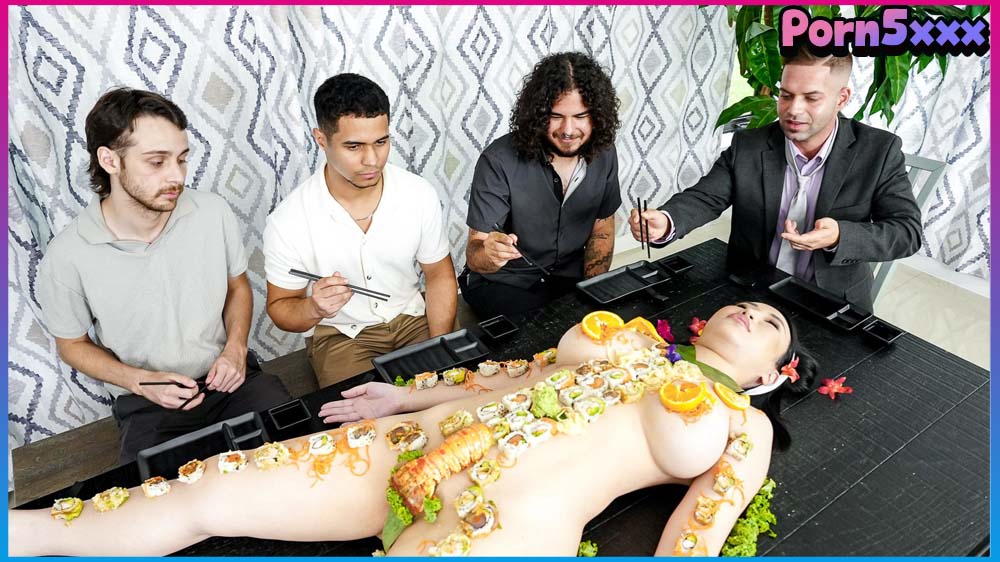 Emerald Loves Nicky Rebel Suki Sin Busty-Asian-Chef-porn ซูชิเปลือย ซูชิ นมใหญ่